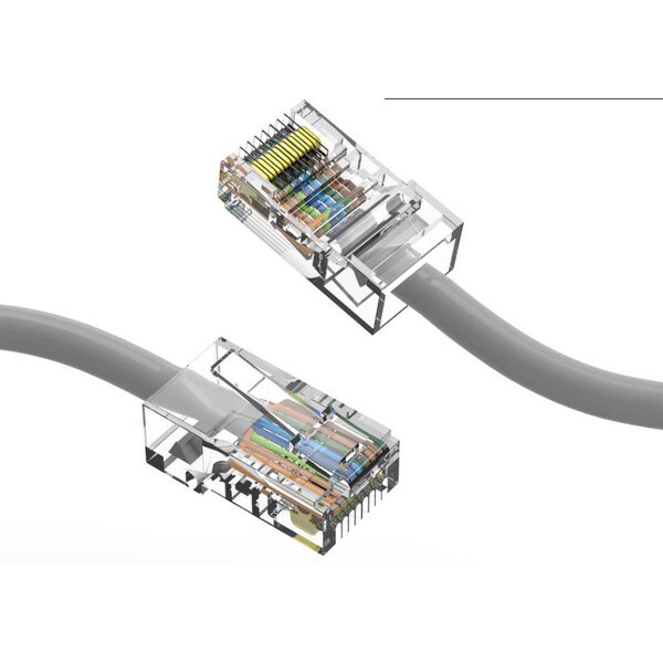 Main product image for Cat 6 UTP Ethernet Network Non Booted Patch Cable 25 ft. Gray150-458